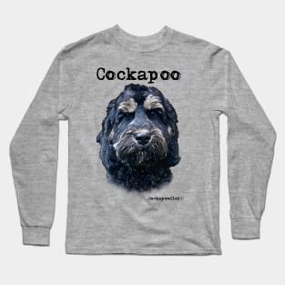 Phantom Cockapoo / Spoodle and Doodle Dog Long Sleeve T-Shirt